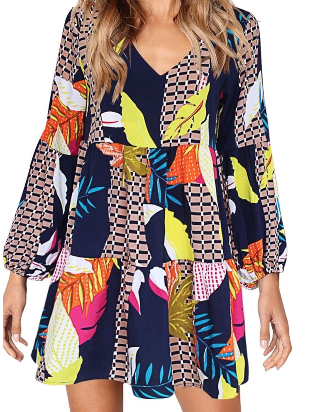 Geometric dress excellent condition size small - Picture 5 of 8